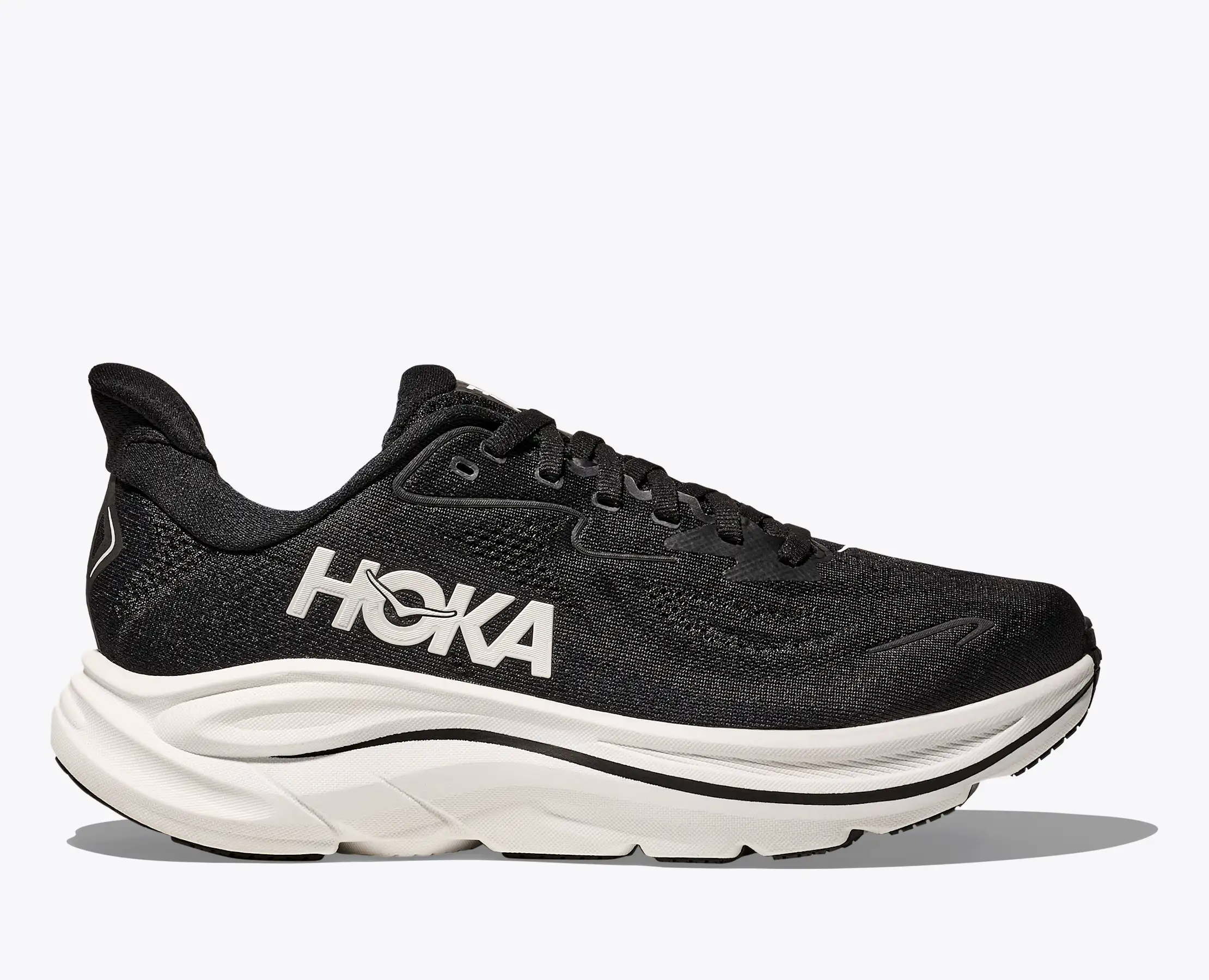 Hoka Bondi 9 Sneakers In Black And White