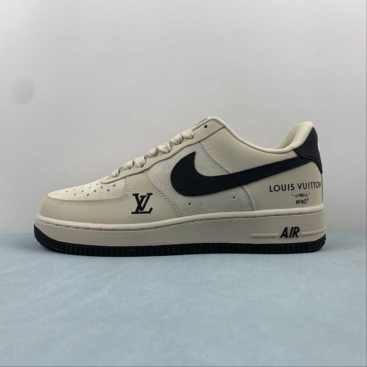 Louis Vuitton x Nike Air Force 1 Low Sneakers Off White And Black
