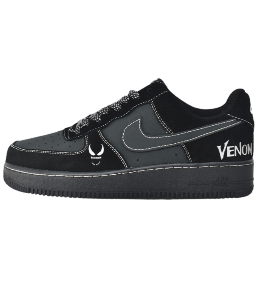 Nike Air Force 1 Low X Venom Sneakers In Black