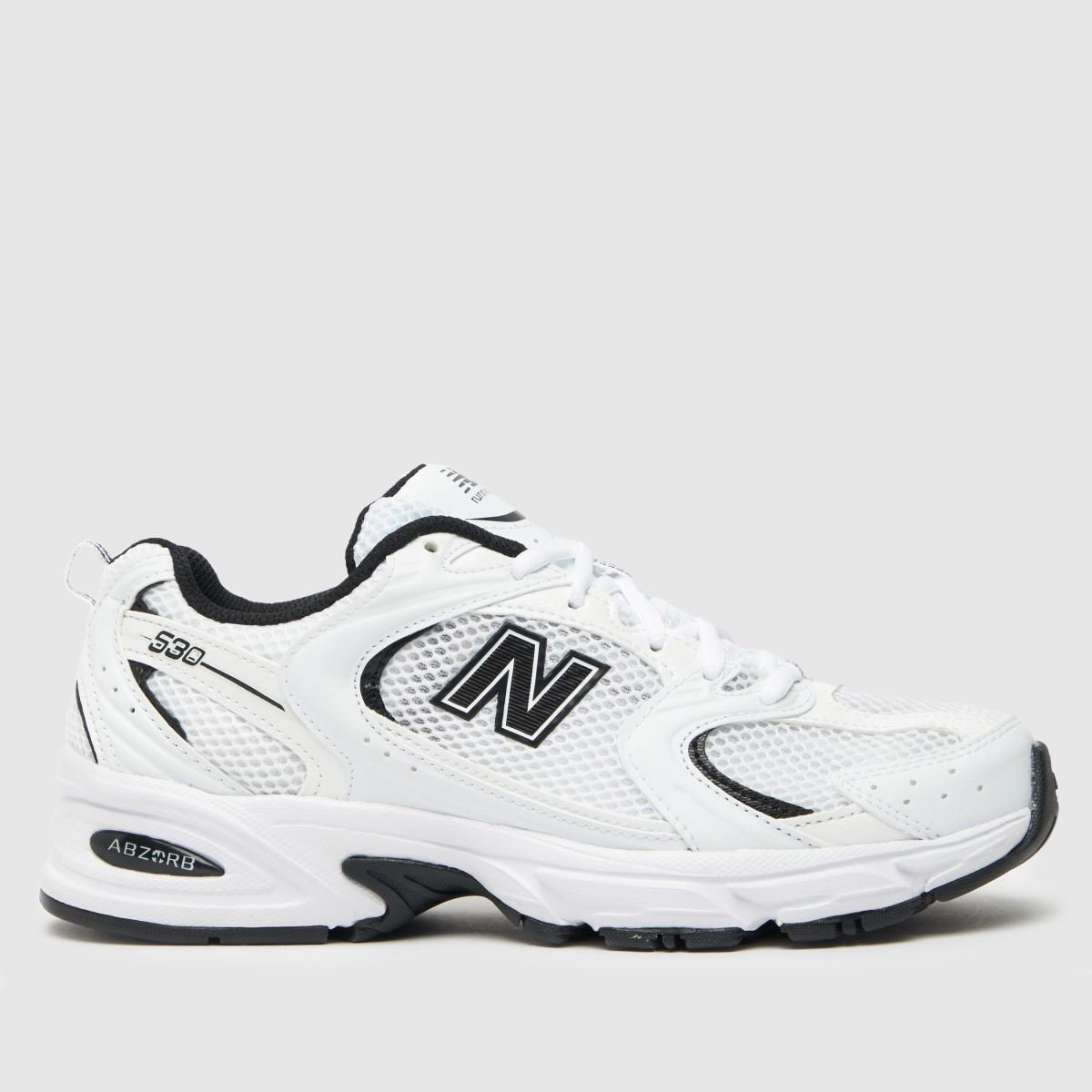 New Balance 530 In White And Black