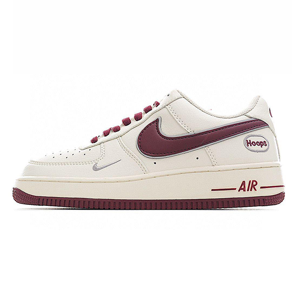 Nike Air Force 1 '07 LV8 In White And Red