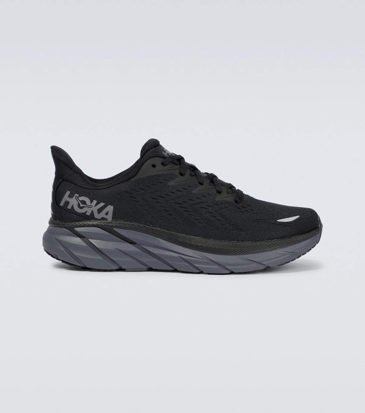 Hoka One One Clifton 8 Sneakers In Black