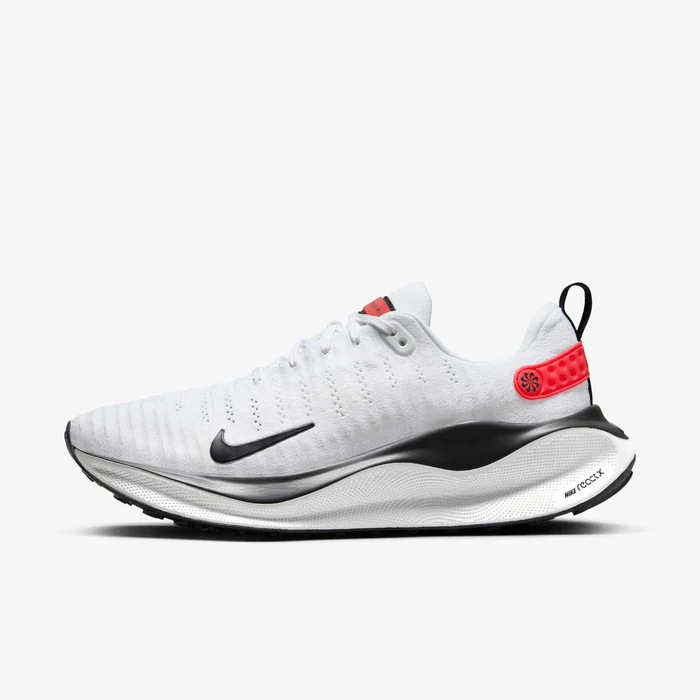 Nike Infinity Run 4 Sneakers In White, Black And Red Accents