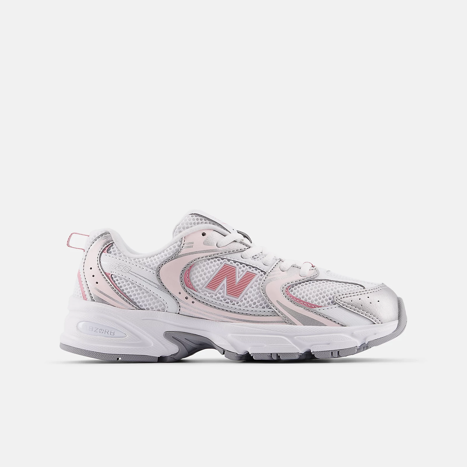 New Balance 530 In Silver And Pink