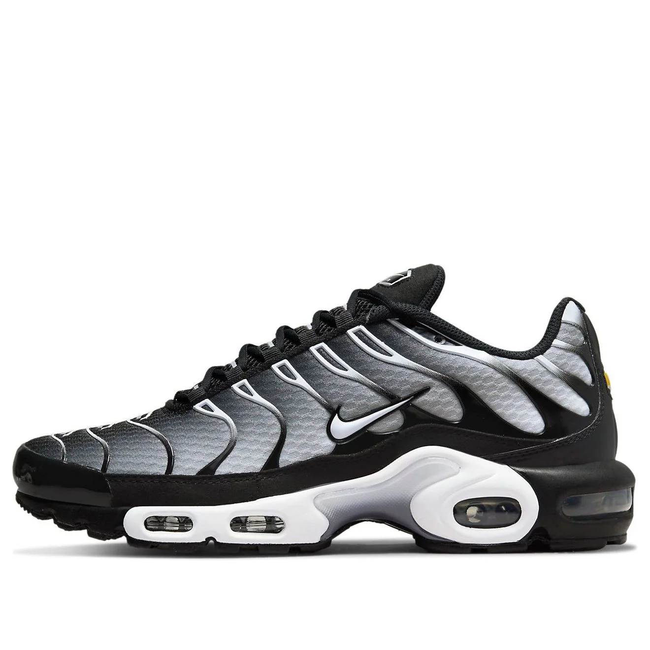 Nike Air Max Plus PSG Sneakers In Black And Metallic Silver