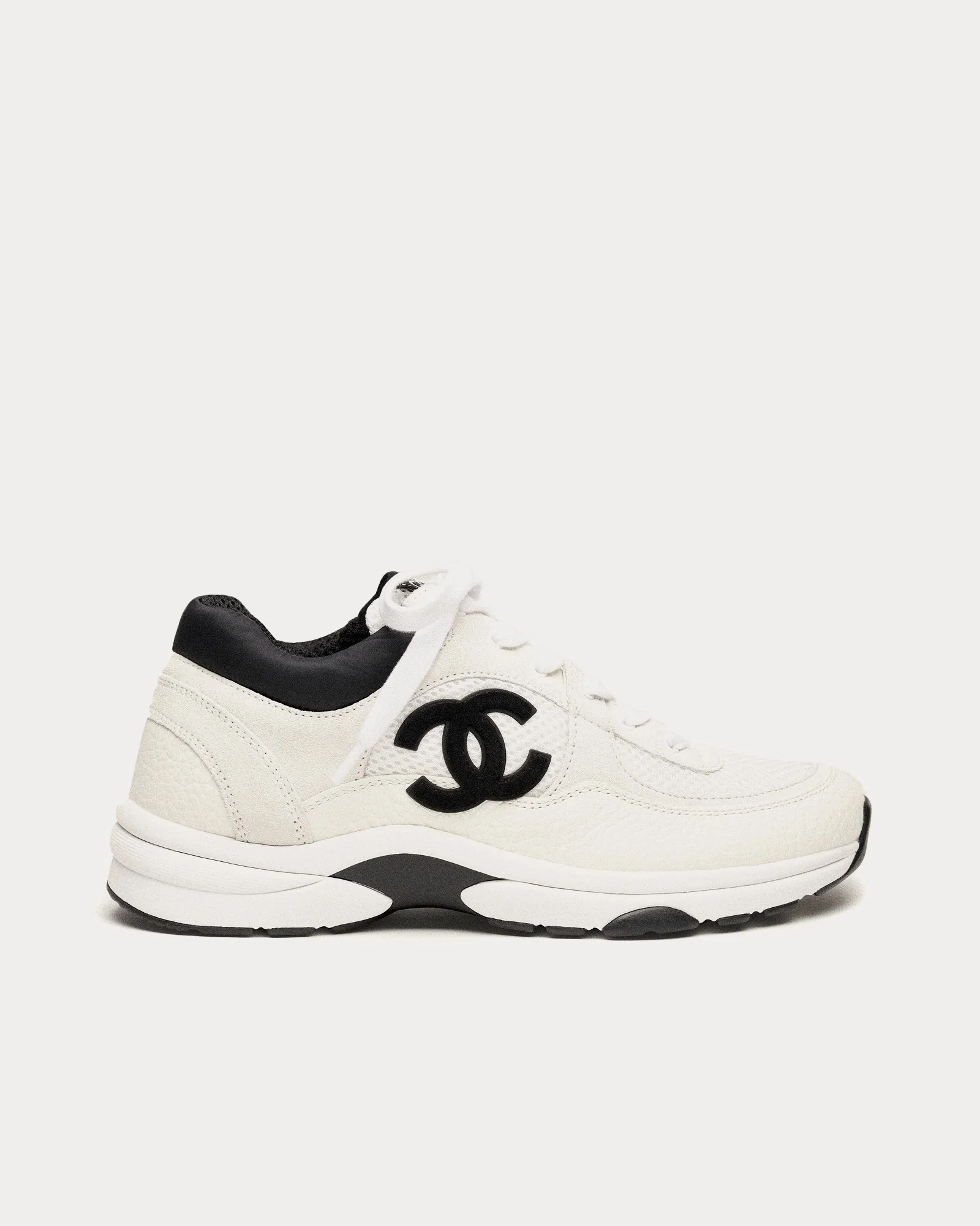 Chanel REV Sneakers In White And Black