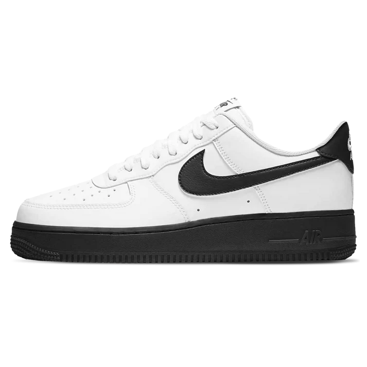 Nike Air Force 1 Sneakers In White, And Black Sole