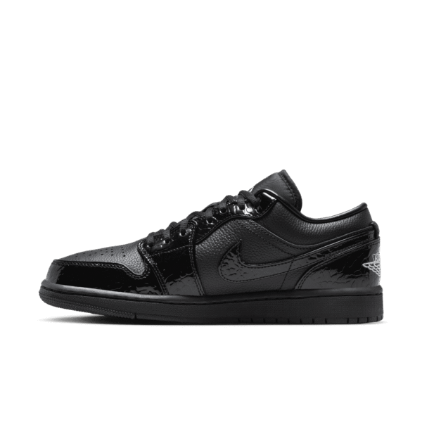 Air Jordan 1 Low Black Crocodile