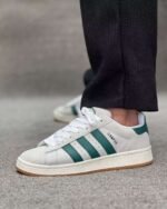 Adidas Campus 00s Crystal White Dark Green - Image 6