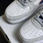 Nike Air Force 1 Grey Navy Orange - Image 5