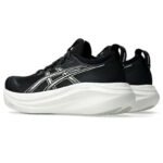 Asics Gel-Nimbus 27 Narrow Black & Lake Grey - Image 3