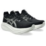 Asics Gel-Nimbus 27 Narrow Black & Lake Grey - Image 2