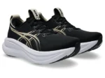 Asics Gel-Nimbus 28 Black & Feather Grey - Image 2