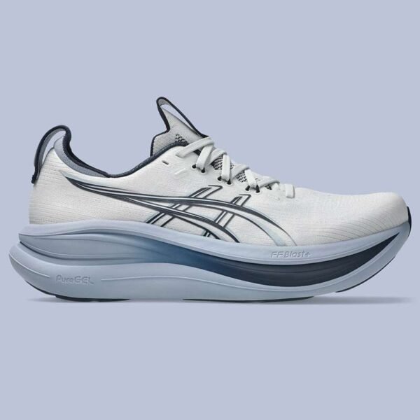 Asics Gel-Nimbus 28 White & Arctic Blue