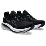 Asics Gel-Nimbus 26 Black & Graphite Grey - Image 4