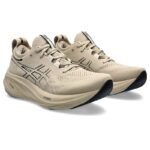 Asics Gel-Nimbus 26 Feather Grey & Black - Image 3