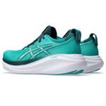 Asics Gel-Nimbus 27 Wave Teal Saxon Green - Image 3