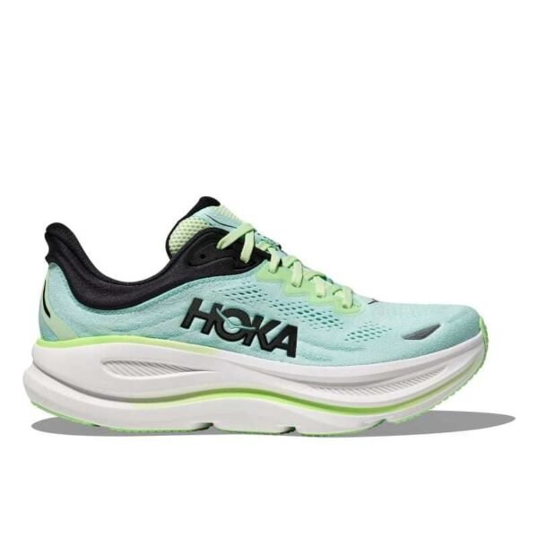 Hoka Bondi 9 Luna Moth & Blue Spark