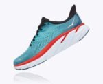 Hoka One Clifton 8 Real Teal Aquarelle - Image 3
