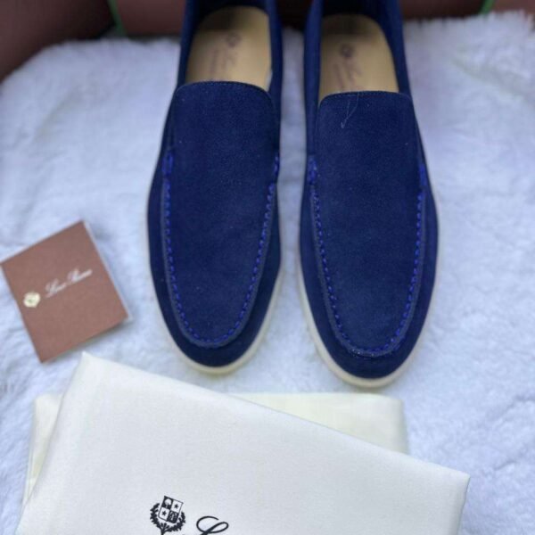 Loro Piana Blue Men’s Loafers