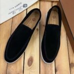 Loro Piana Black Men’s Loafers - Image 2