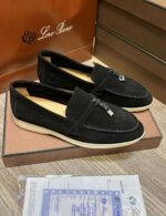 Loro Piana Black Women’s Loafers