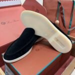 Loro piana Summer Walk Loafer Suede Black - Image 4