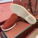 Loro Piana Summer Walk Loafer Dried Red - Image 2