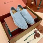 Summer Walk Loafer Suede Frozen Light Blue - Image 3