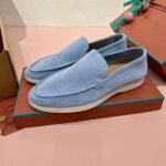 Summer Walk Loafer Suede Frozen Light Blue - Image 4