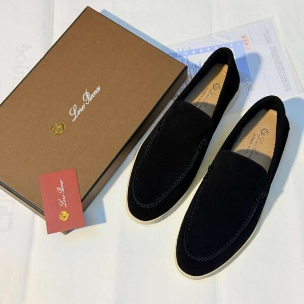 Loro Piana Black Men’s Loafers