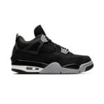 Air Jordan 4 Retro Black Canvas - Image 6