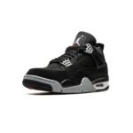 Air Jordan 4 Retro Black Canvas - Image 4
