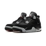 Air Jordan 4 Retro Black Canvas - Image 2