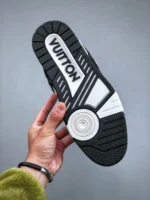 Louis Vuitton Black White Trainer - Image 5