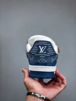 Louis Vuitton Blue White Trainer - Image 7
