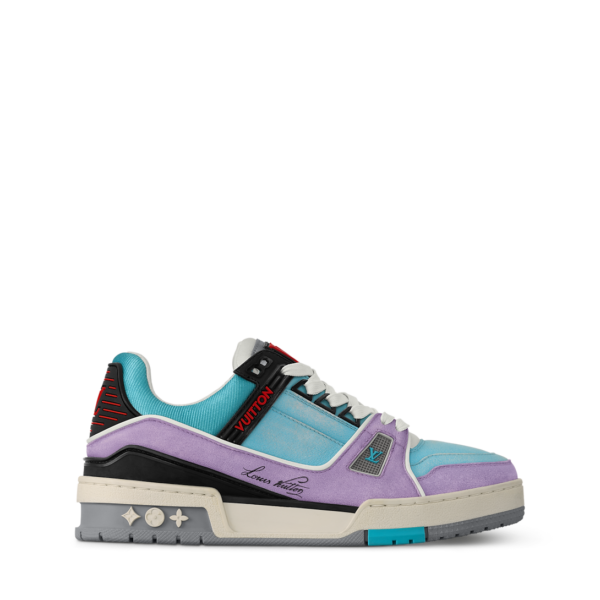 Louis Vuitton Signature Blue Purple Trainer