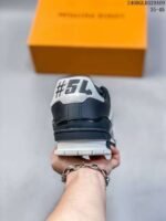 Louis Vuitton Signature Black Gray Trainer - Image 4