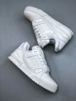 Louis Vuitton White Trainer - Image 4