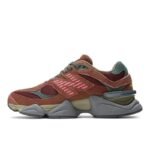 New Balance 9060 Rich Oak Burgundy Unisex Shoes - Image 3