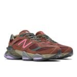 New Balance 9060 Rich Oak Burgundy Unisex Shoes - Image 2