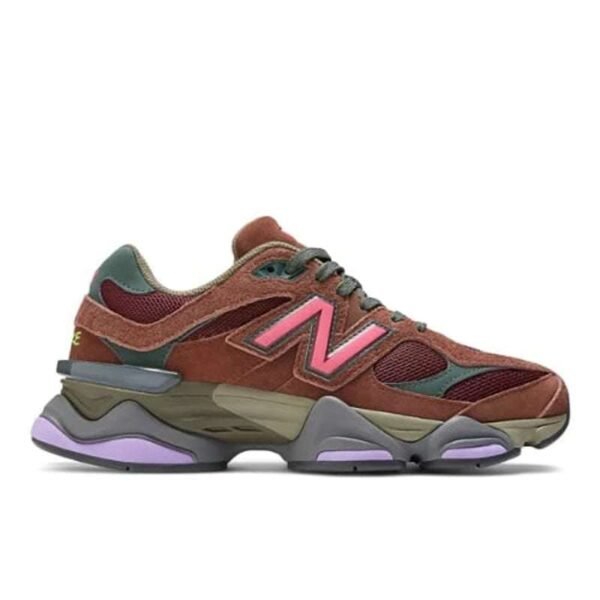 New Balance 9060 Rich Oak Burgundy Unisex Shoes