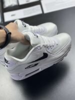 Nike Air Max 90 White Black - Image 4
