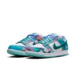 Nike SB Dunk Low x Futura Laboratories Bleached Aqua - Image 3