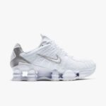 Nike Shox TL White Metallic Silver - Image 2