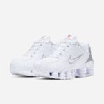 Nike Shox TL White Metallic Silver - Image 3