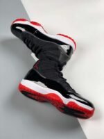 Nike Air Jordan 11 Bred 2019 Black White Varsity Red - Image 3