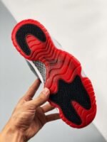 Nike Air Jordan 11 Bred 2019 Black White Varsity Red - Image 7