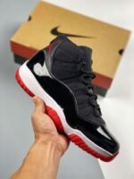 Nike Air Jordan 11 Bred 2019 Black White Varsity Red - Image 4