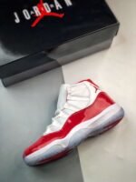 Nike Air Jordan 11 Cherry White Varsity Red Black - Image 2
